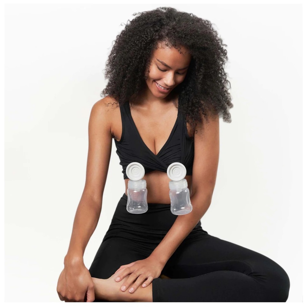 The Larken X Nursing and Pumping Bra, Grey